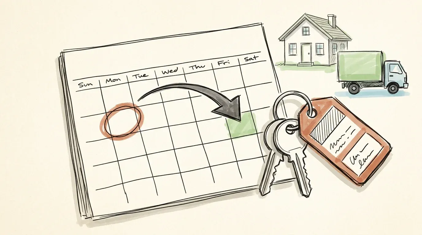 Moving into a brand-new estate: the handover-date problem